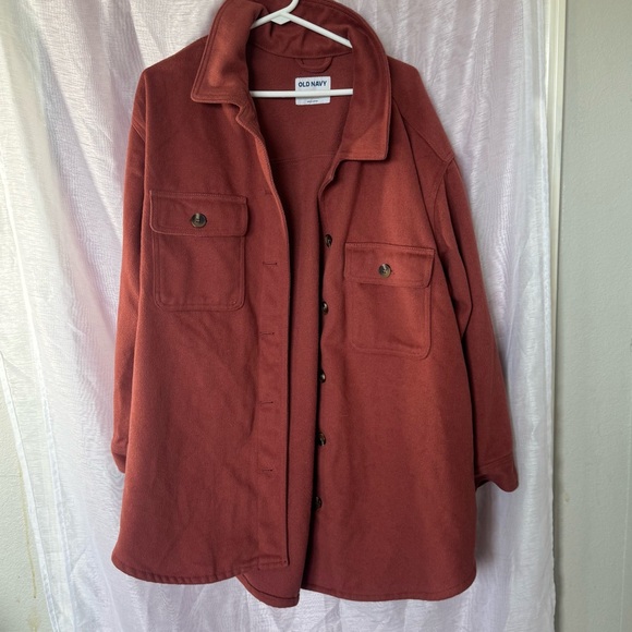 Old Navy Jackets & Blazers - Old Navy Brown Utility Jacket Casual Oversized Fit